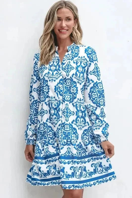 Mini Dresses Boho Chic Notch Dress