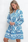 Mini Dresses Boho Chic Notch Dress