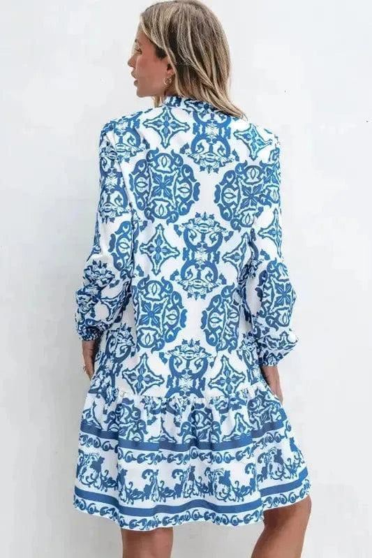 Mini Dresses Boho Chic Notch Dress