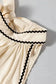 Mini Dresses Boho Ricrac Halter Dress