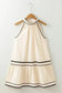 Mini Dresses Boho Ricrac Halter Dress