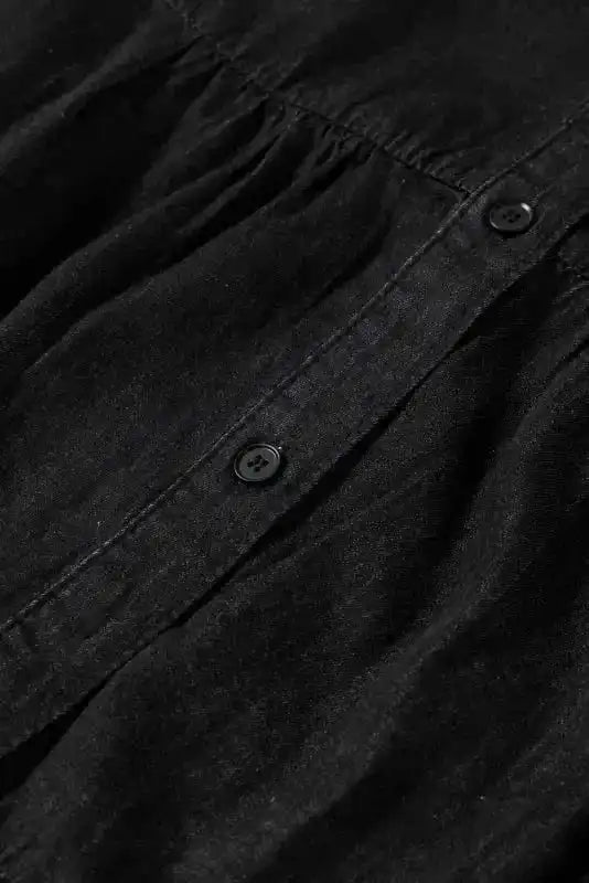 Mini Dresses Chambray Charm Tiered Mini Dress