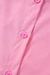 Mini Dresses Chic Pink Balloon-Sleeve Mini Dress