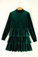 Mini Dresses Chic Velvet Ruffle Mini - Elegant Evening Wear