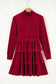 Mini Dresses Chic Velvet Ruffle Mini - Elegant Evening Wear