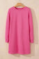 Mini Dresses Crimson Elegance Shift Dress