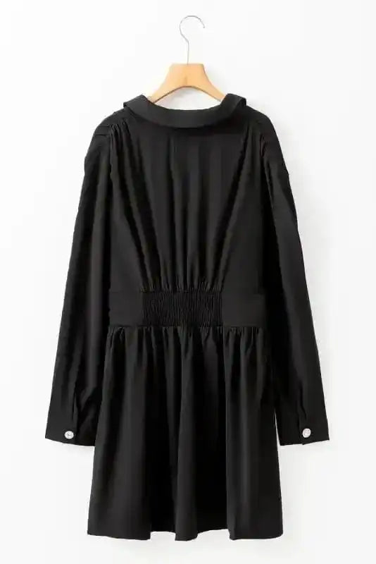 Mini Dresses Curve Caress Shirt Dress