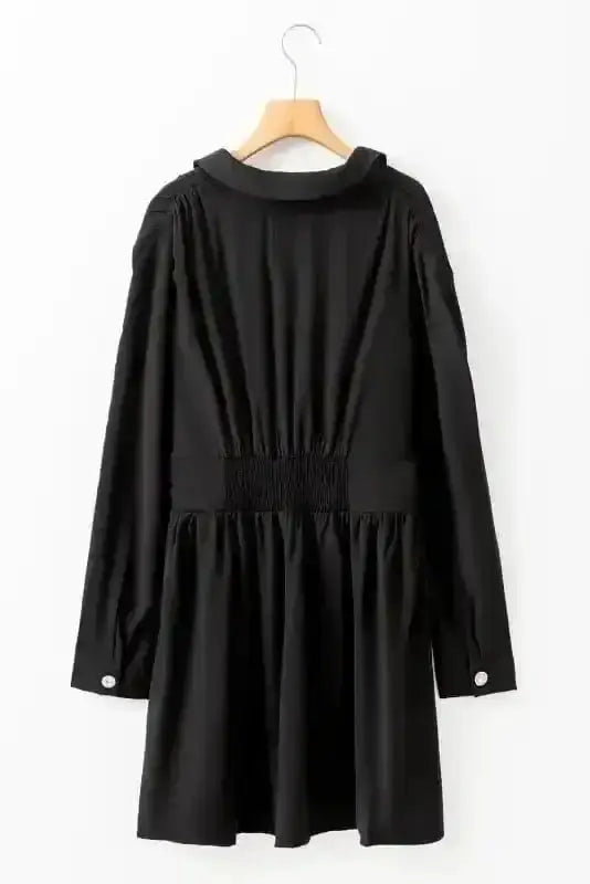 Mini Dresses Curve Caress Shirt Dress