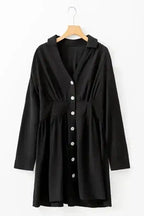 Mini Dresses Curve Caress Shirt Dress