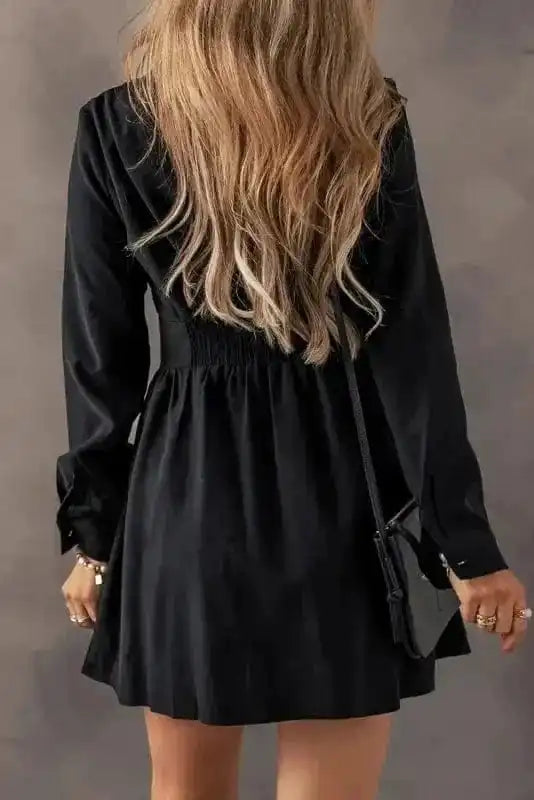 Mini Dresses Curve Caress Shirt Dress