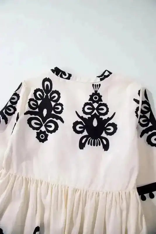 Mini Dresses Desert Dusk Tasseled Dress