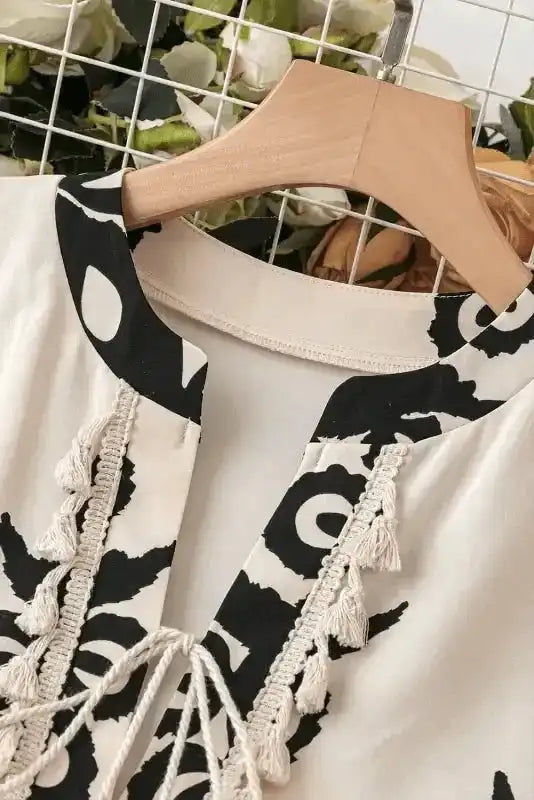 Mini Dresses Desert Dusk Tasseled Dress