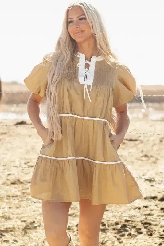 Mini Dresses Effortless Elegance Short Dress