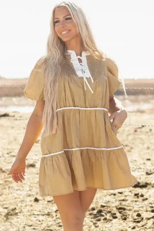 Mini Dresses Effortless Elegance Short Dress