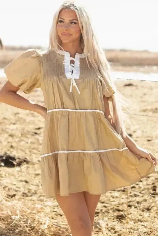 Mini Dresses Effortless Elegance Short Dress