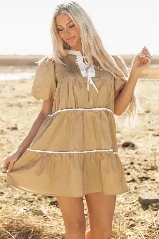 Mini Dresses Effortless Elegance Short Dress