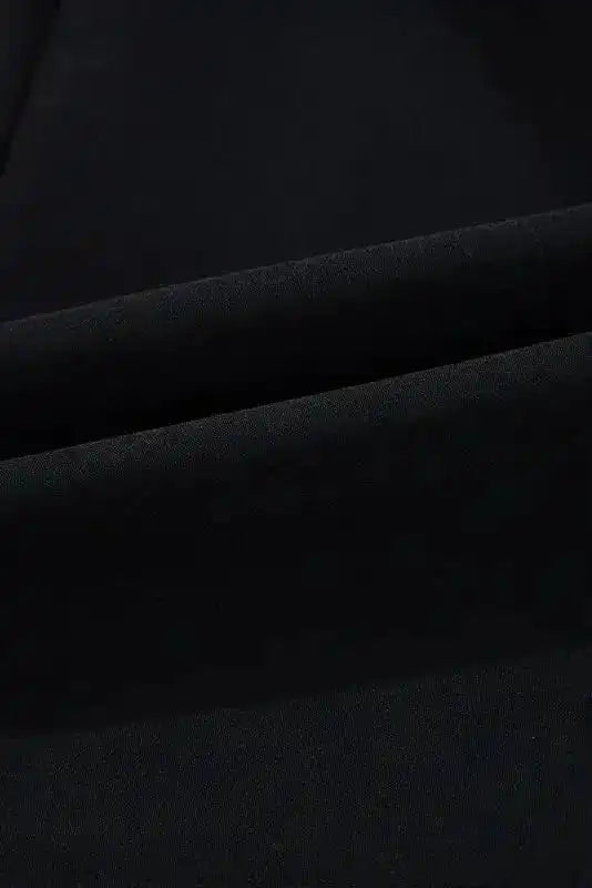 Mini Dresses Elegant Black Mini Dress – Sleeveless Bowknot Applique