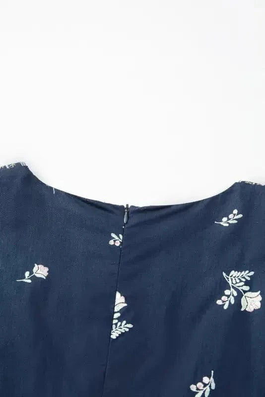 Mini Dresses Embroidered Elegance Mini Dress