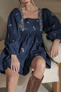Mini Dresses Embroidered Elegance Mini Dress