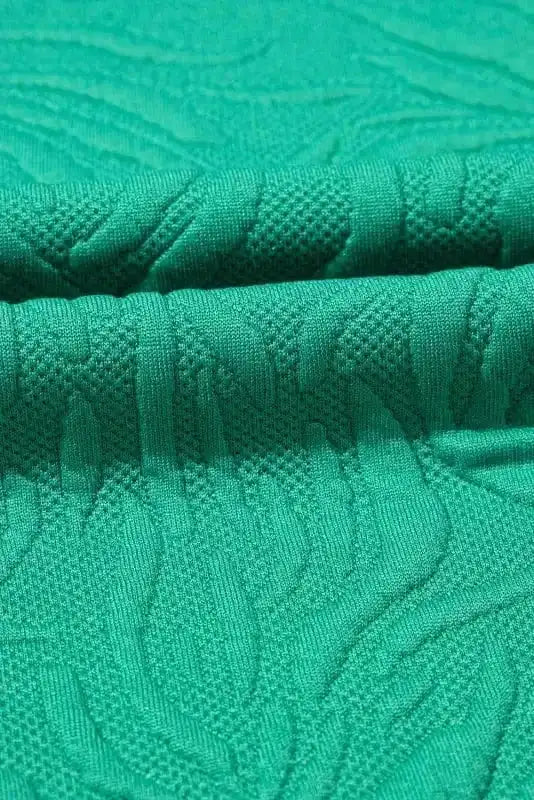 Mini Dresses Emerald Jacquard Zip Shift Dress