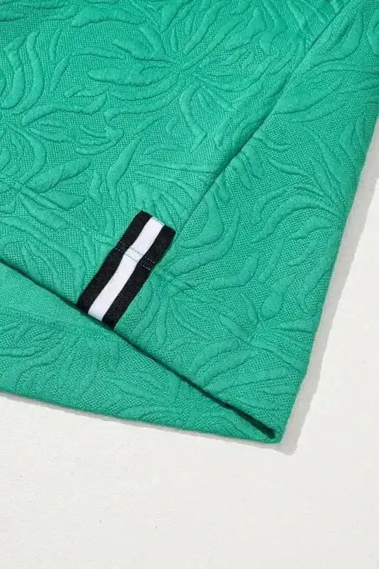 Mini Dresses Emerald Jacquard Zip Shift Dress