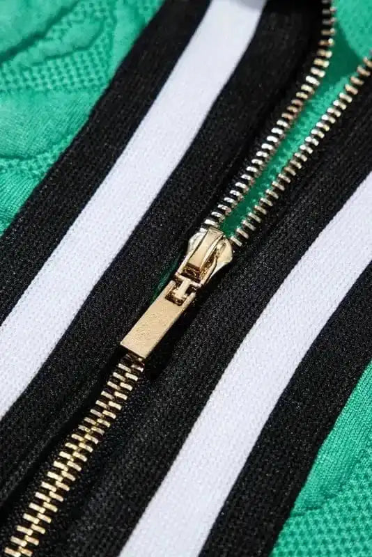 Mini Dresses Emerald Jacquard Zip Shift Dress