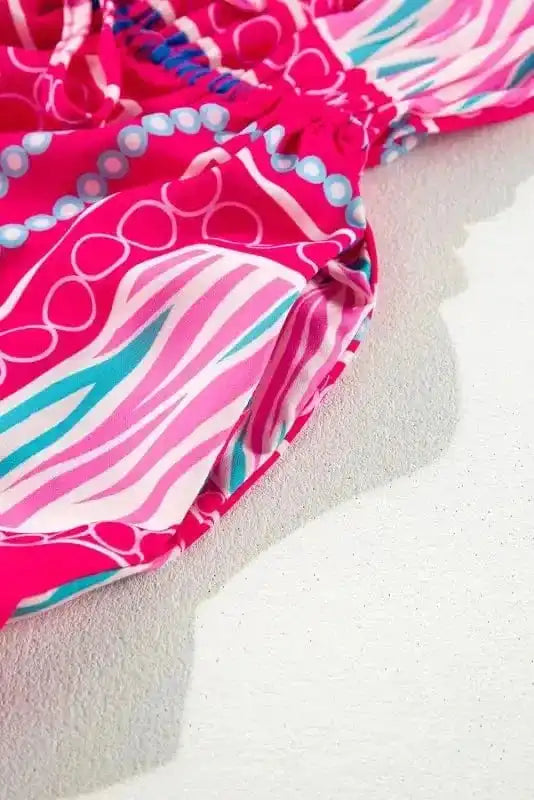 Mini Dresses Enchanted Rose Ruffled Mini Dress