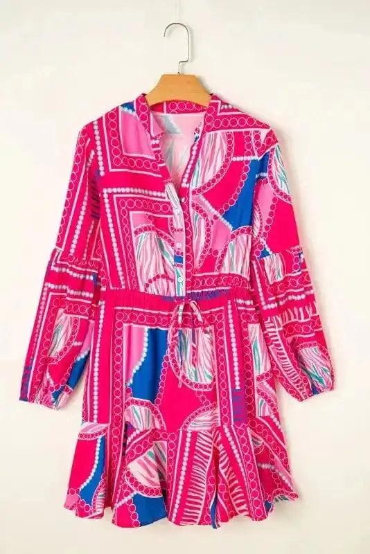 Mini Dresses Enchanted Rose Ruffled Mini Dress