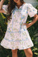 Mini Dresses Fashionfitz Blush Bloom Stripe Dress for Every Occasion