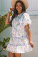 Mini Dresses Fashionfitz Blush Bloom Stripe Dress for Every Occasion
