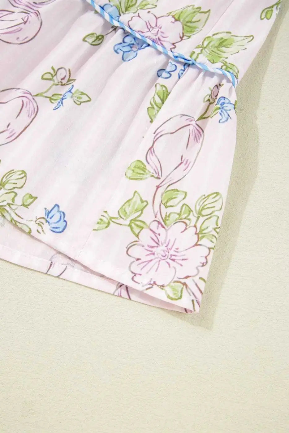 Mini Dresses Fashionfitz Blush Bloom Stripe Dress for Every Occasion