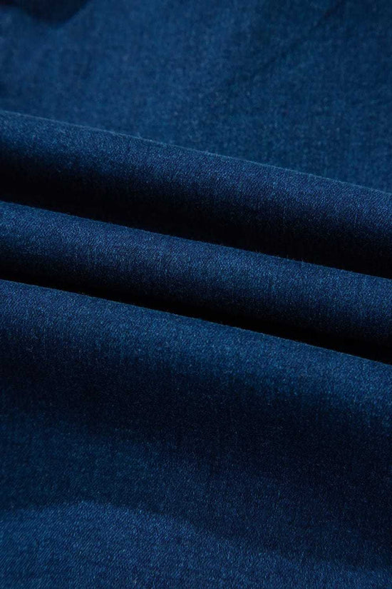 Mini Dresses Fashionfitz Sleek Mini Denim Dress for Stylish Looks