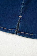 Mini Dresses Fashionfitz Sleek Mini Denim Dress for Stylish Looks