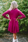 Mini Dresses Fashionfitz Velvet Button Up Dress for Stylish Comfort