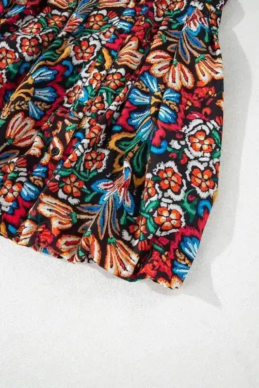 Mini Dresses Floral Joy Puff Mini Dress