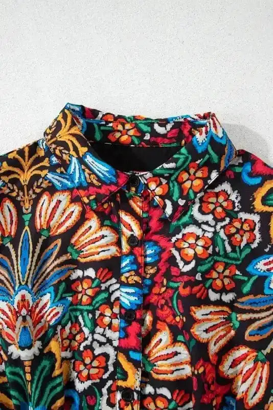 Mini Dresses Floral Joy Puff Mini Dress