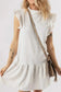 Mini Dresses Flutter Sleeve Shift Mini Dress