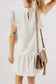 Mini Dresses Flutter Sleeve Shift Mini Dress