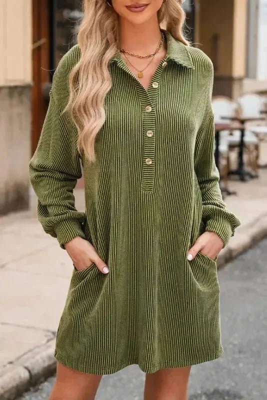 Mini Dresses Forest Flair Shift Dress