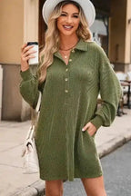 Mini Dresses Forest Flair Shift Dress