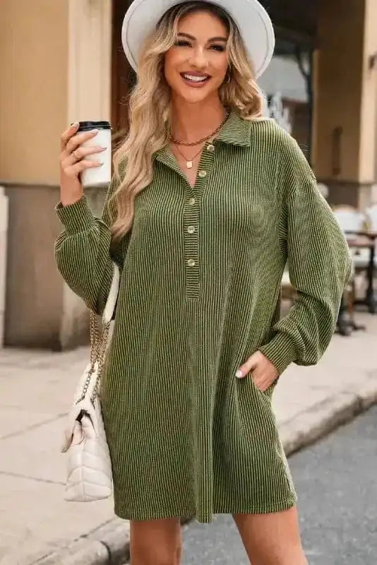 Mini Dresses Forest Flair Shift Dress