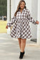 Mini Dresses Frolic in Plaid Swing Dress