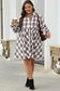 Mini Dresses Frolic in Plaid Swing Dress