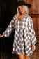 Mini Dresses Frolic in Plaid Swing Dress