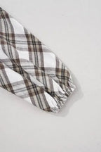 Mini Dresses Frolic in Plaid Swing Dress