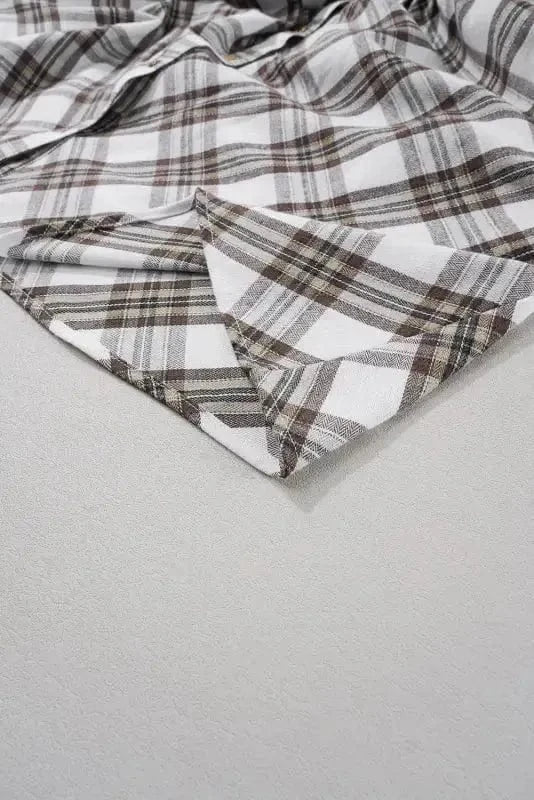 Mini Dresses Frolic in Plaid Swing Dress