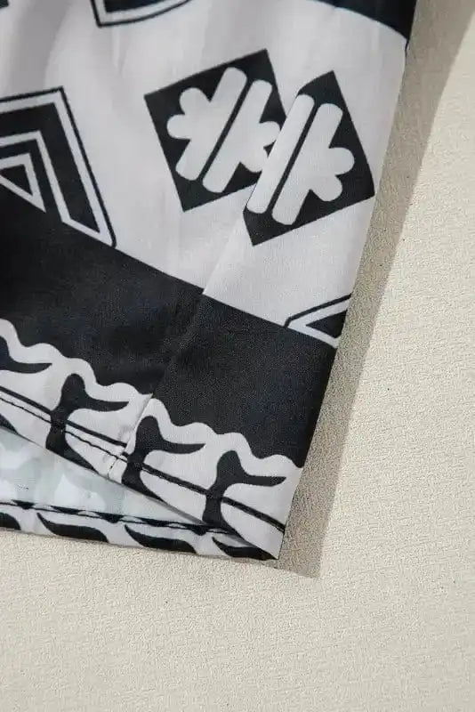 Mini Dresses Geometrix Cascade Ruffled Dress