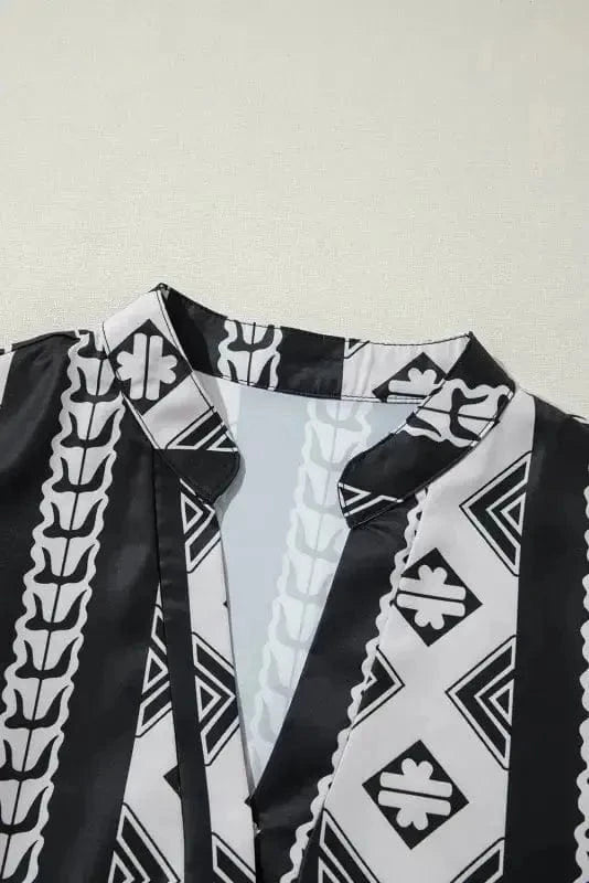 Mini Dresses Geometrix Cascade Ruffled Dress