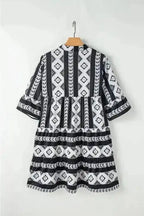 Mini Dresses Geometrix Cascade Ruffled Dress