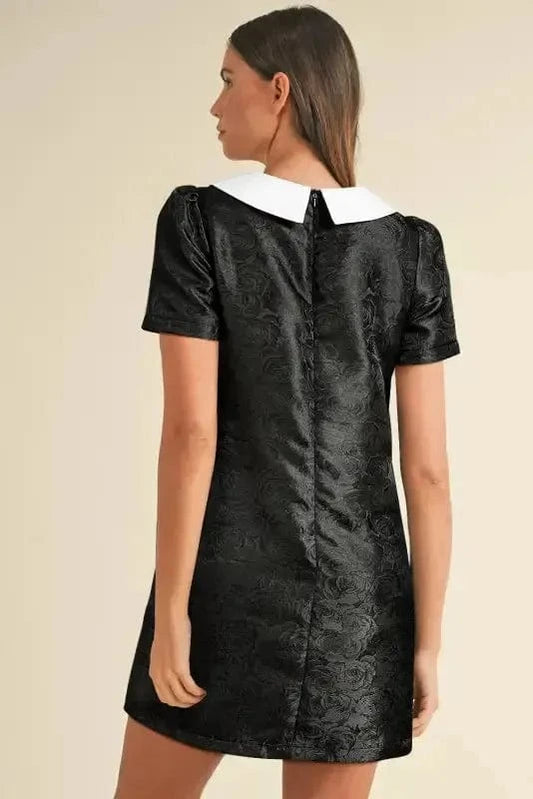 Mini Dresses Gothic Floral Charm Bow Dress